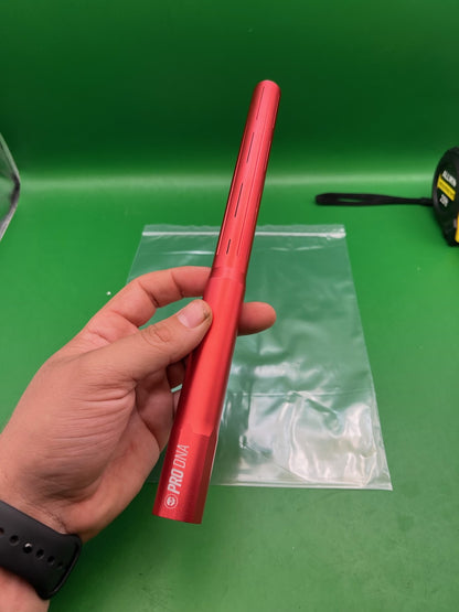 Infamous Pro DNA Silencio Barrel Tip Red 14" Aluminum Paintball