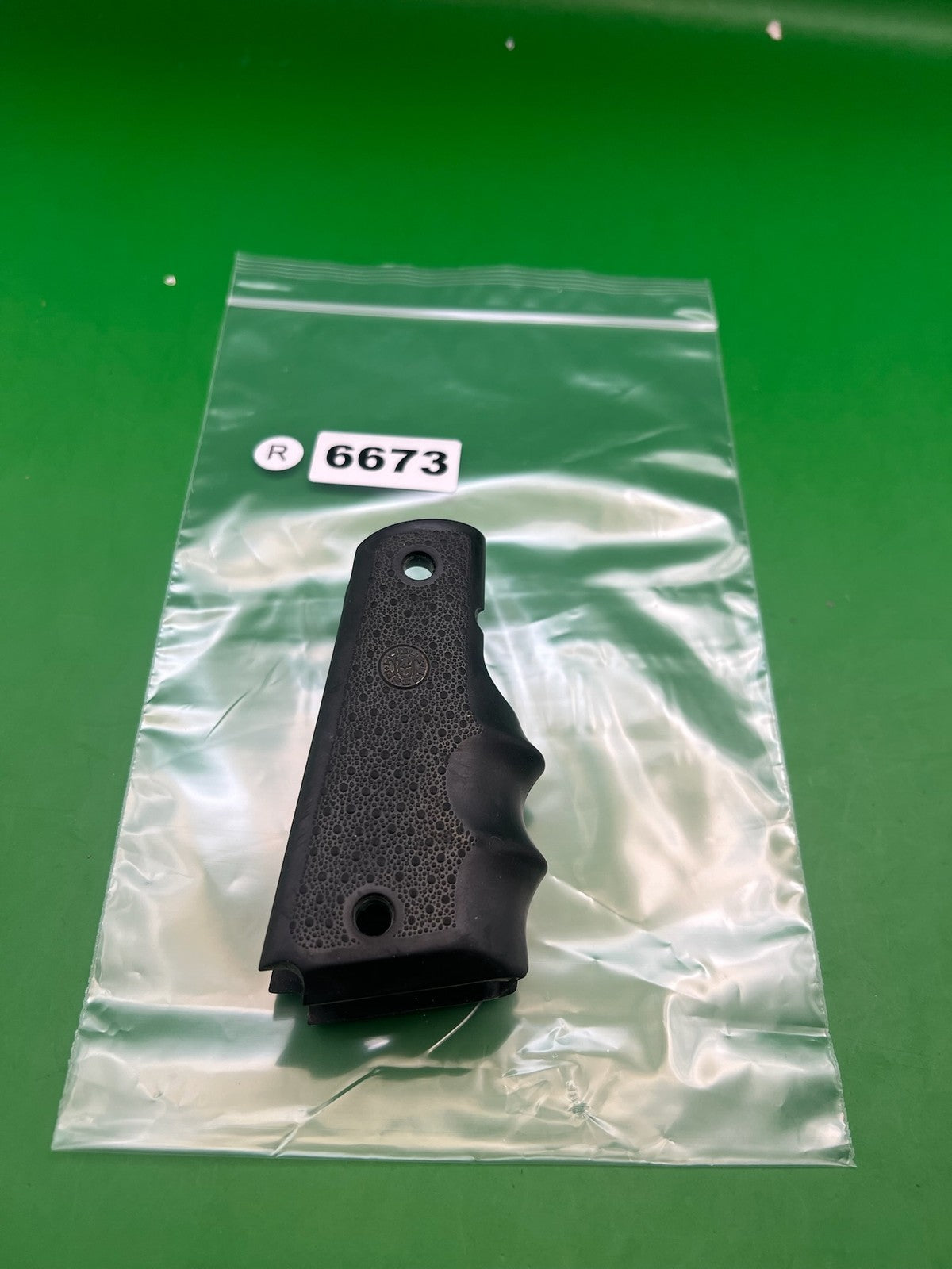 45* Grooved Autococker Grips - used paintball grip panel - black