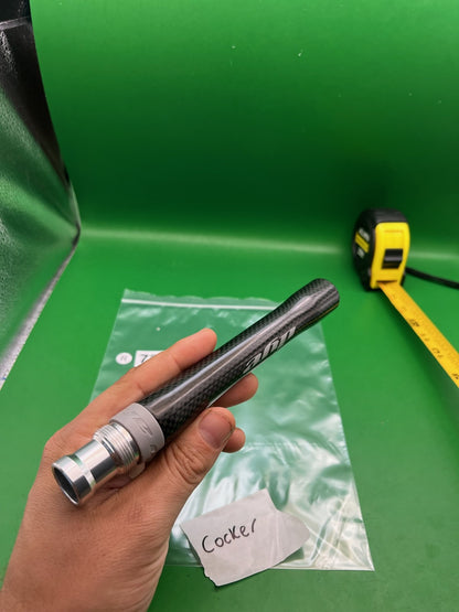 Dye CF-S Carbon Fiber Barrel Back .685 Bore Autococker AC Thread Black 8"