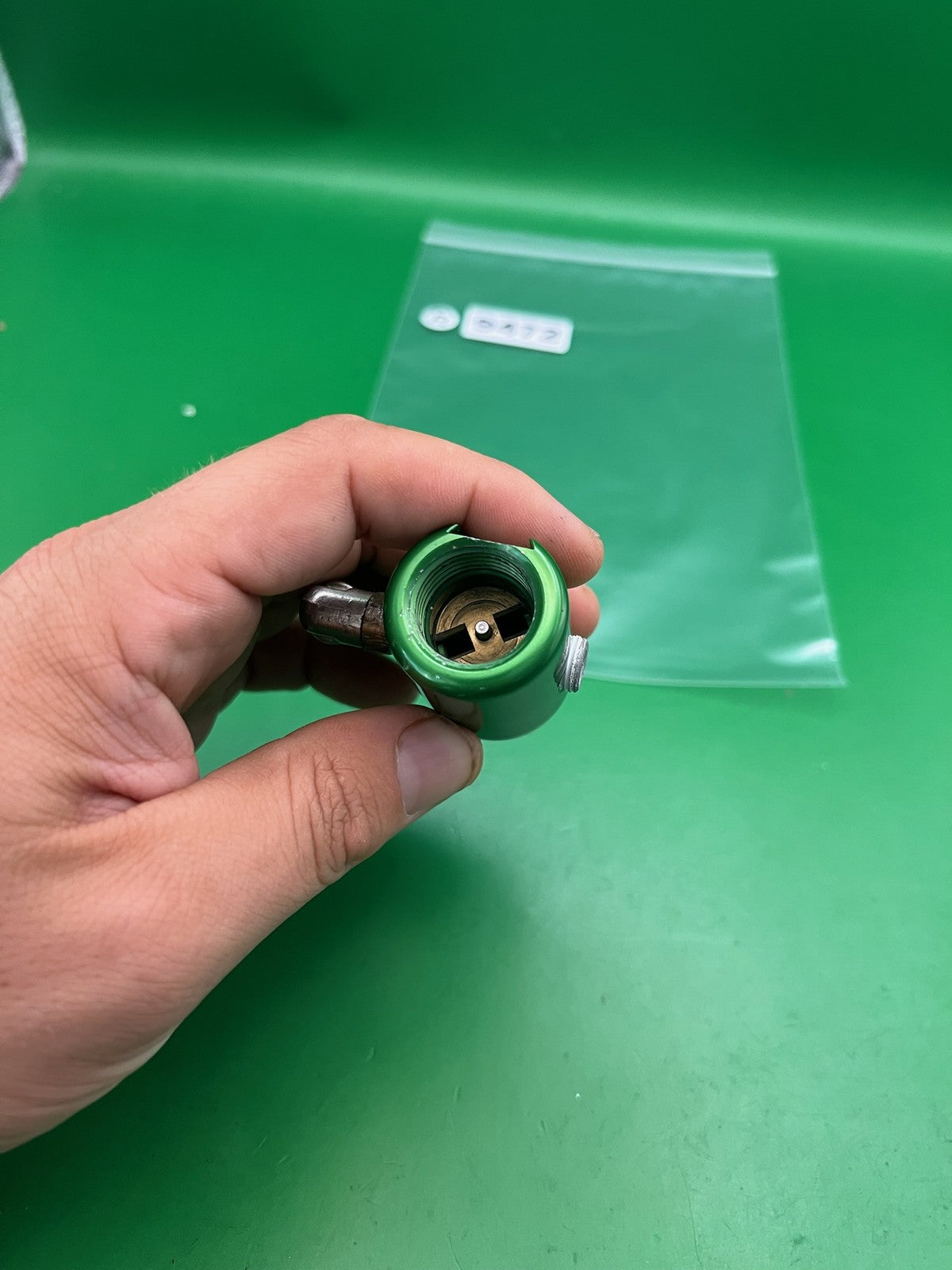 Custom Products CP ASA Green Anodized Aluminum Paintball