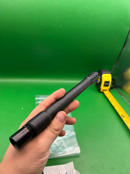 Autococker Cocker Ported Barrel Black 10" .860 Bore - used paintball barrel - black