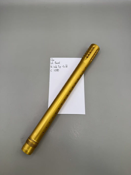 Dye UL Barrel 16 inch Tip -Gold