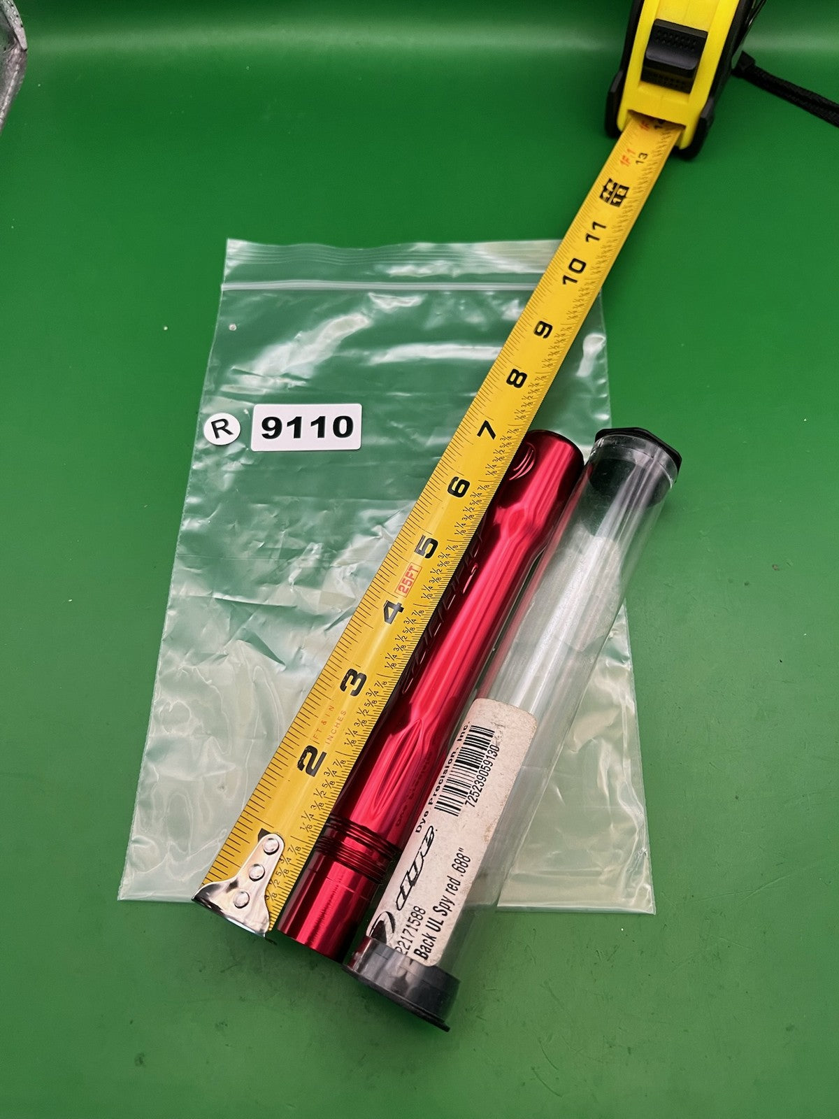 Dye UL Ultralite Barrel Back Red .688 Spyder Thread