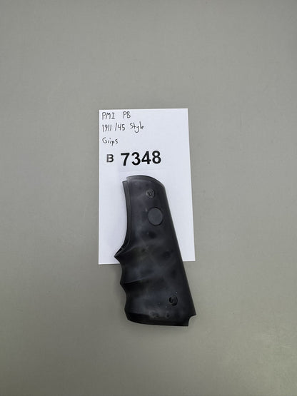 PMI PB 1911/45 Style Grip Panels Black