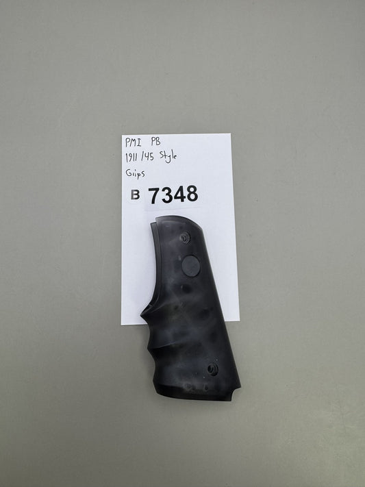 PMI PB 1911/45 Style Grip Panels Black