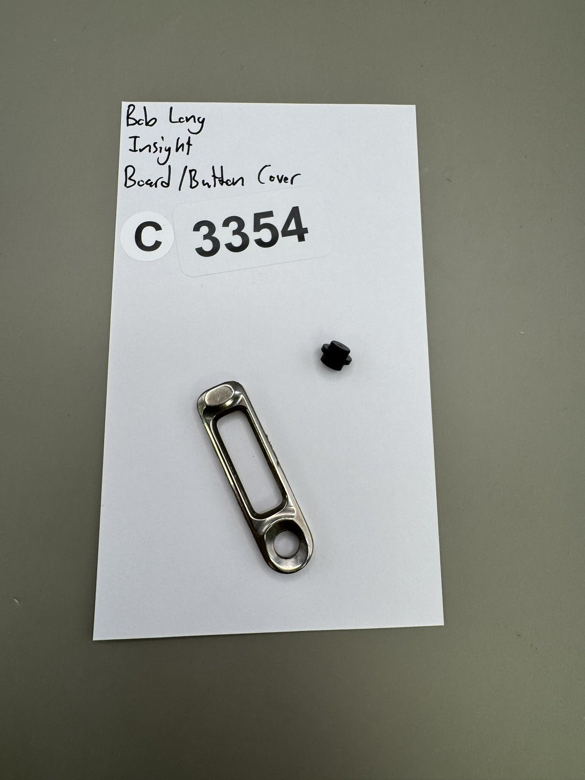 Bob Long Insight Board /Button Cover