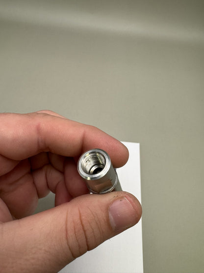 Vintage Paintball Pro Connect Fitting Silver