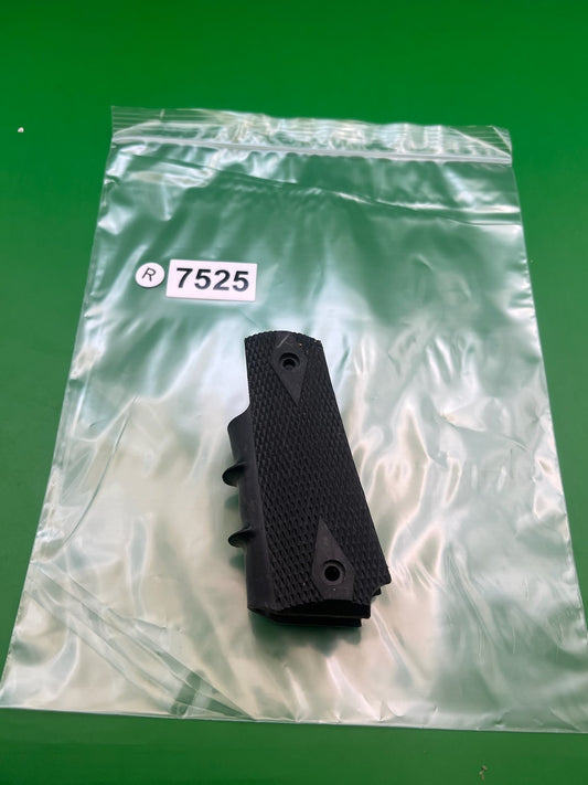 Smart Parts 1911 45 Style Grip Panels Black Rubber Checkered Paintball Grips