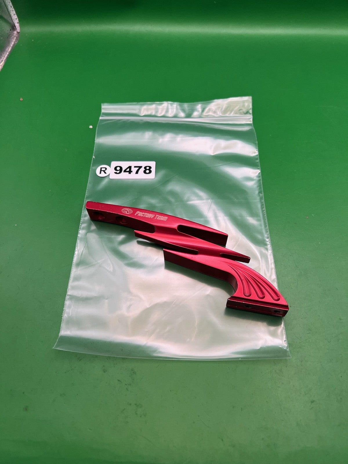 CP Custom Products Factory Team ASA Rail Drop Forward Gloss Red Anodized