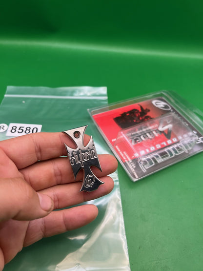 Hybrid Technologies Iron Cross Eye Cover Silver Alloy E Oracle Quest Electronic