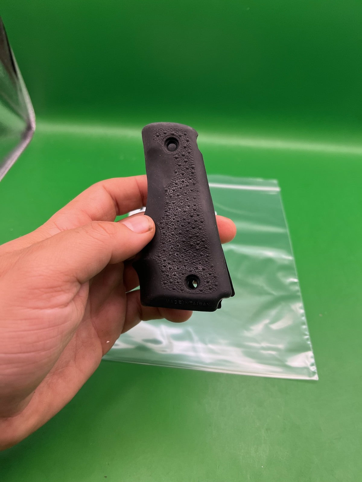 Autococker Grips - used paintball grip panels - black