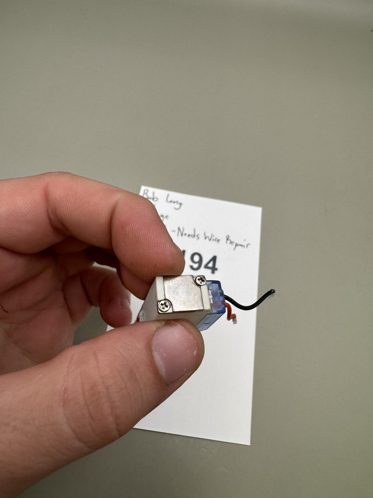 Bob Long Protege Solenoid - Needs Wire Repair