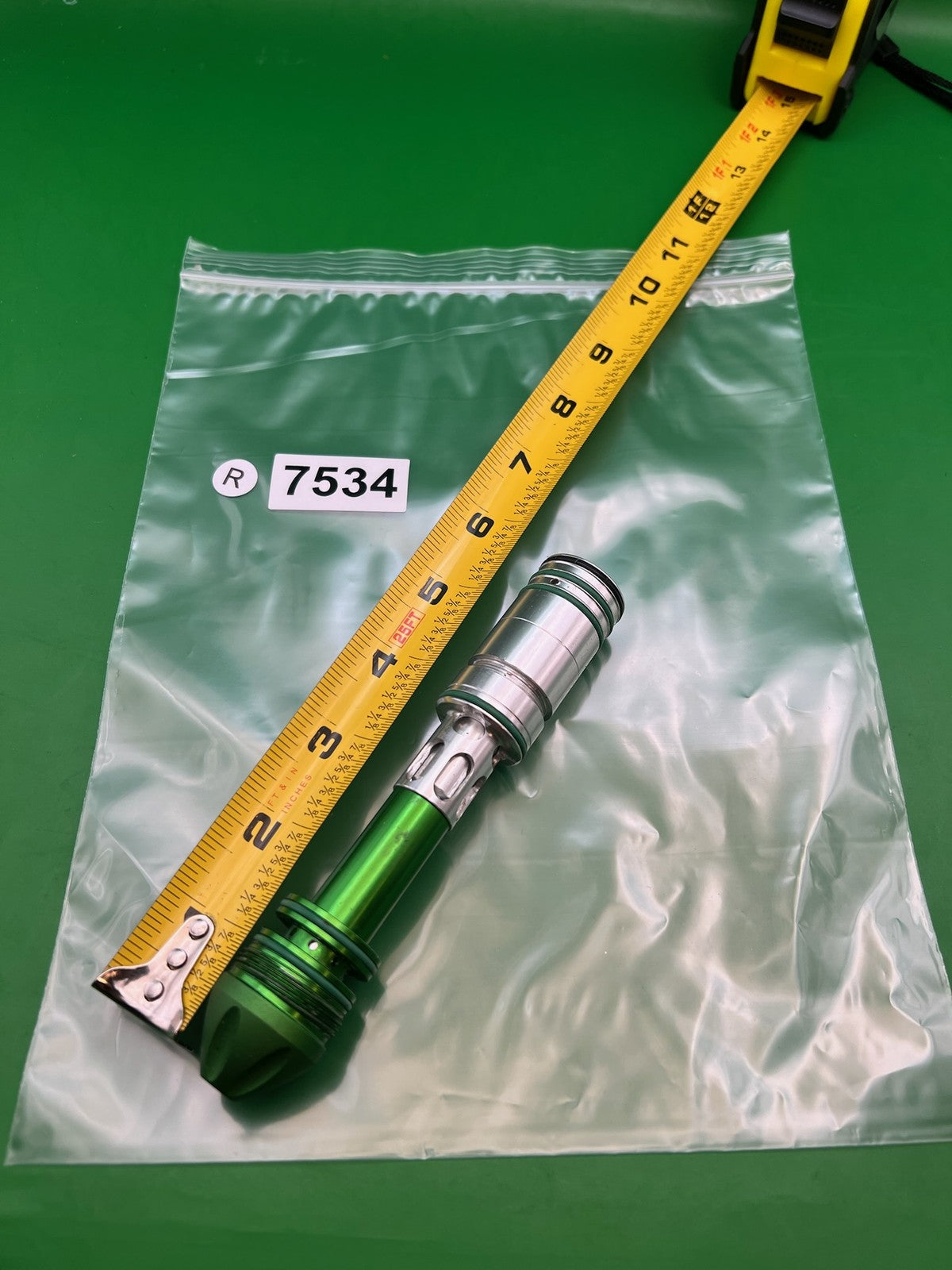 Proto Dye Rail Reflex Rail Bolt Engine Assembly Green Silver