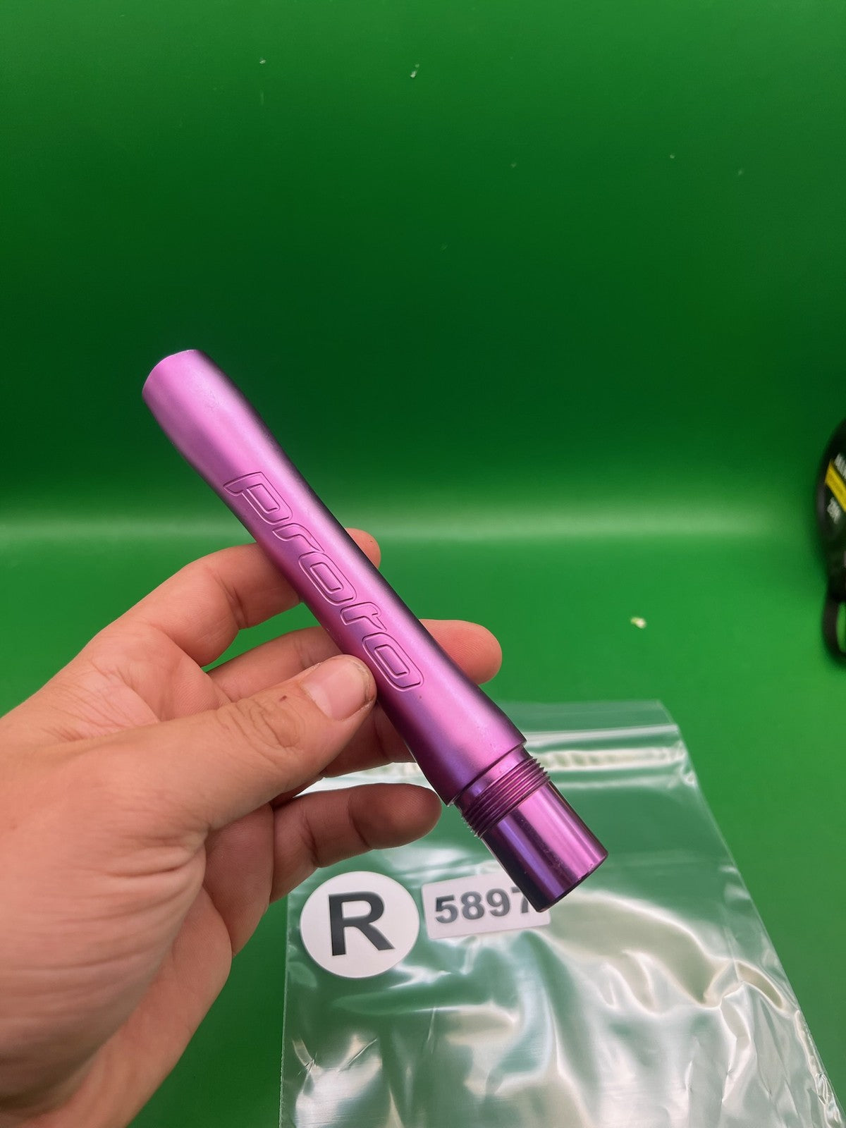 Proto Autococker Barrel Back Purple 6" .688 Bore Aluminum