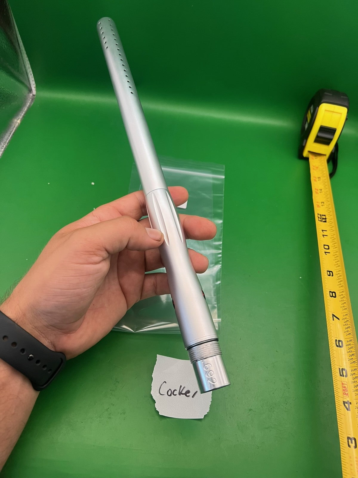 Lucky 15" Paintball Barrel Autococker Thread Silver .692 Bore