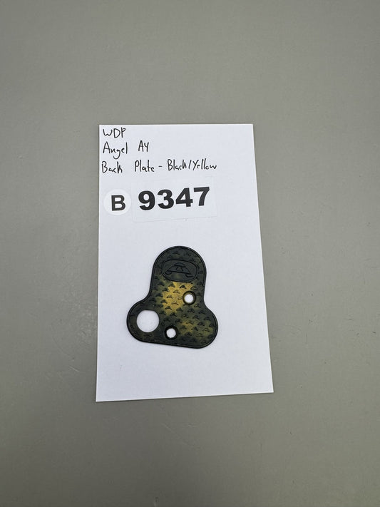 WDP Angel A4 Back Plate - Black/Yellow