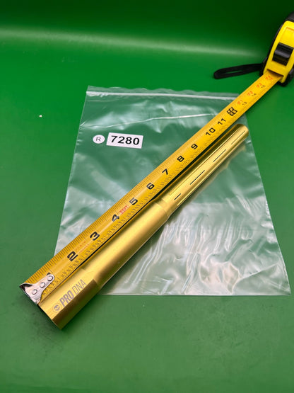 Infamous Pro DNA Silencio Barrel Tip Gold Anodized Aluminum 14"