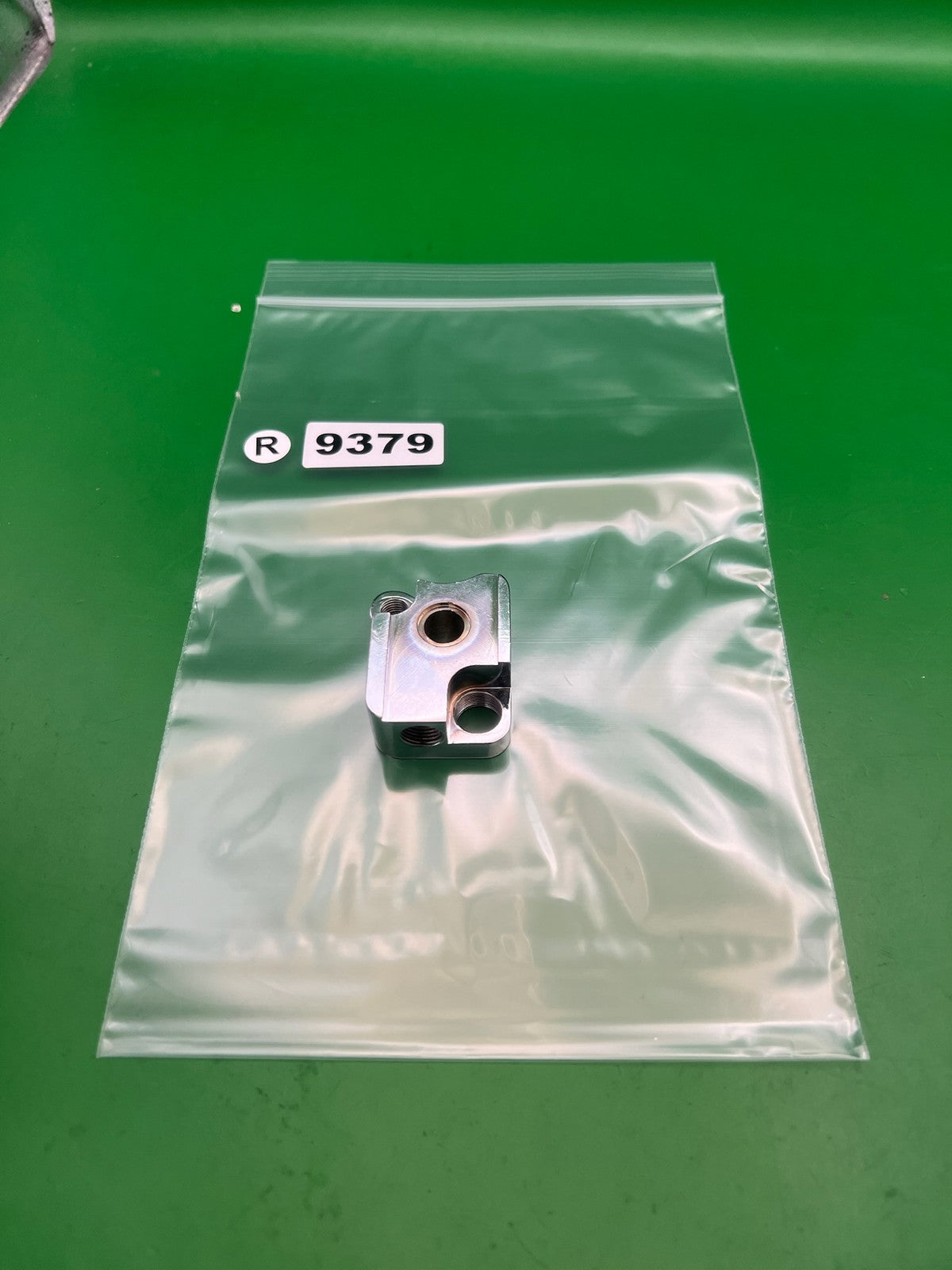 WGP Autococker 2K Front Block Silver Polished Aluminum Marker Part