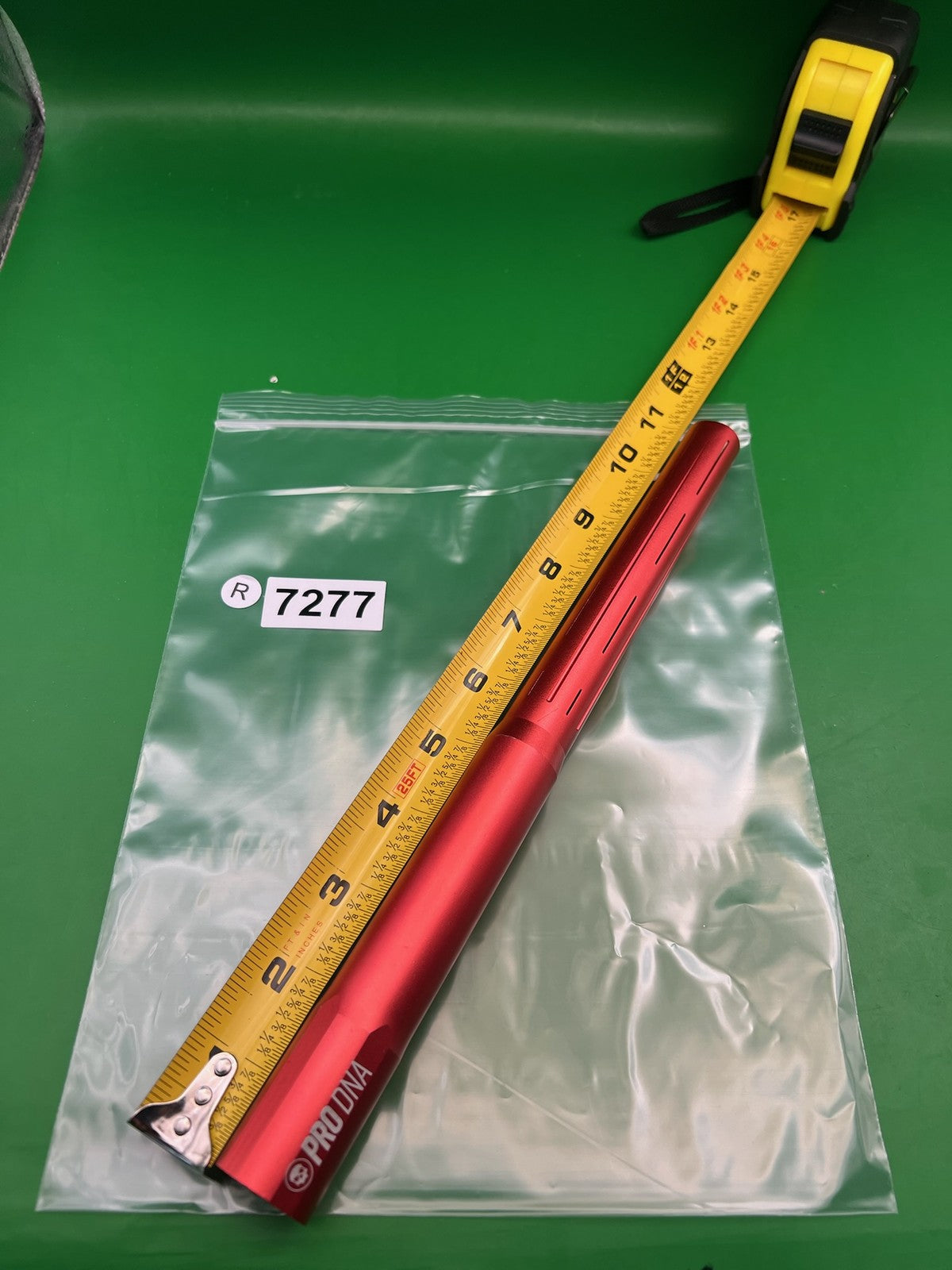 Infamous Pro DNA Silencio Barrel Tip Red 14" Aluminum Paintball