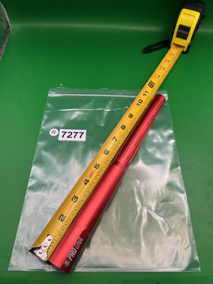 Infamous Pro DNA Silencio Barrel Tip Red 14" Aluminum Paintball