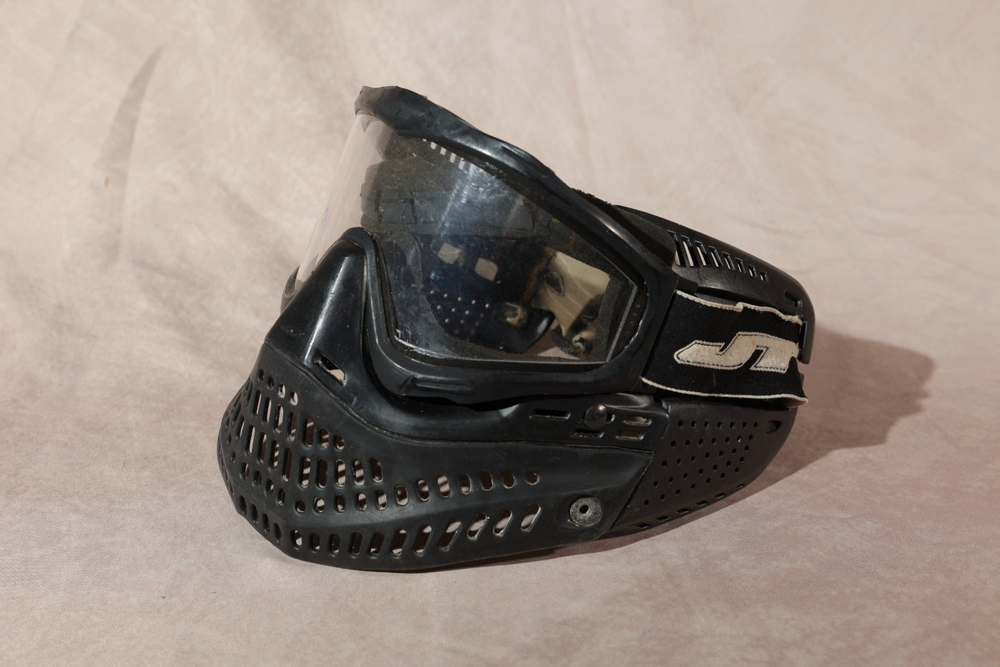 JT Paintball Mask Full Face Goggle Black Thermal Lens Protective Gear