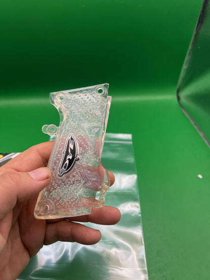 Dye Sticky Grips Clear  Rubber Grip Panels