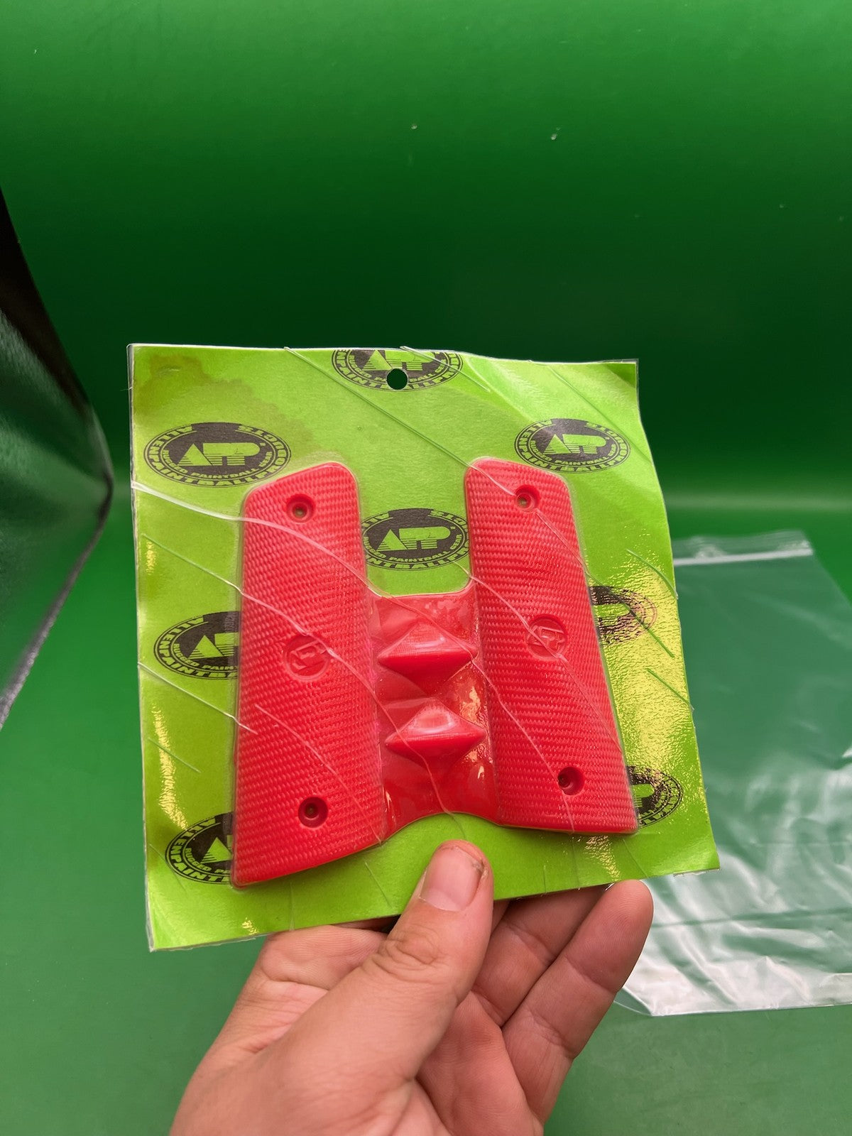 Allen Paintball Products Rubber Grip Wrappers with Finger Slots Red