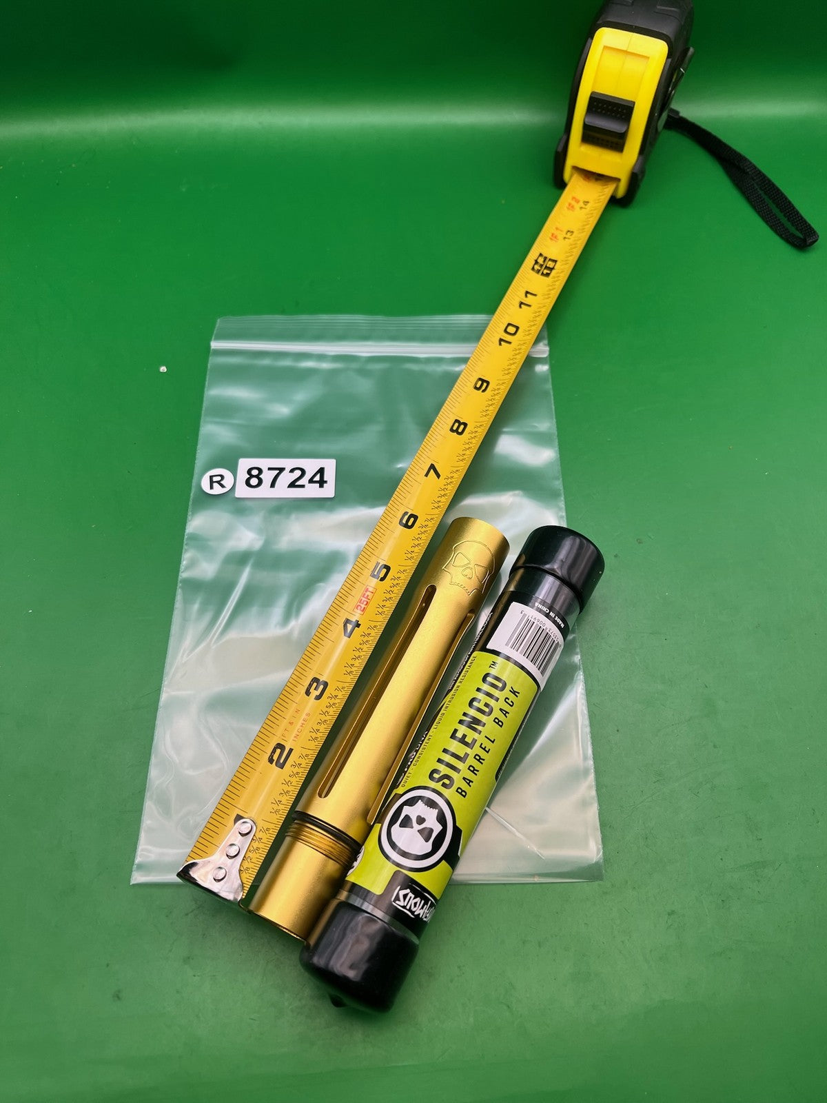 Infamous Silencio FXL Autococker Barrel Back Dust Gold AC Thread