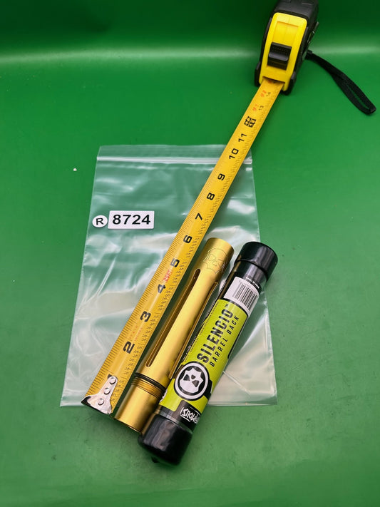 Infamous Silencio FXL Autococker Barrel Back Dust Gold AC Thread