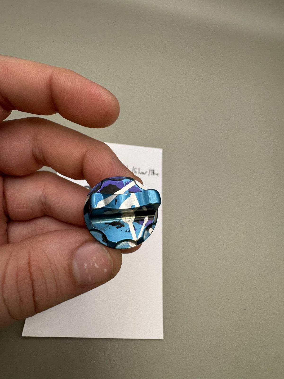 AGD Automag Power Feed Plug - Purple/Silver/Blue Splash