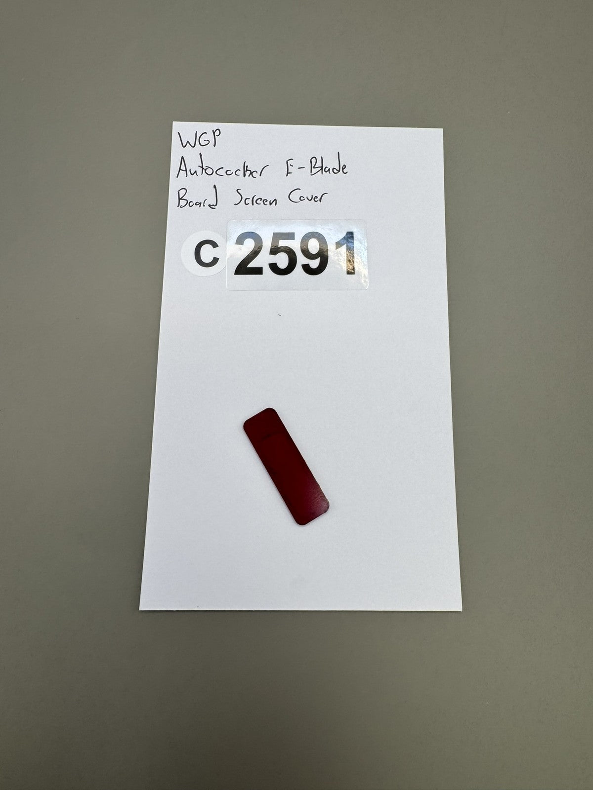 WGP Autococker E-Blade Board Screen Cover