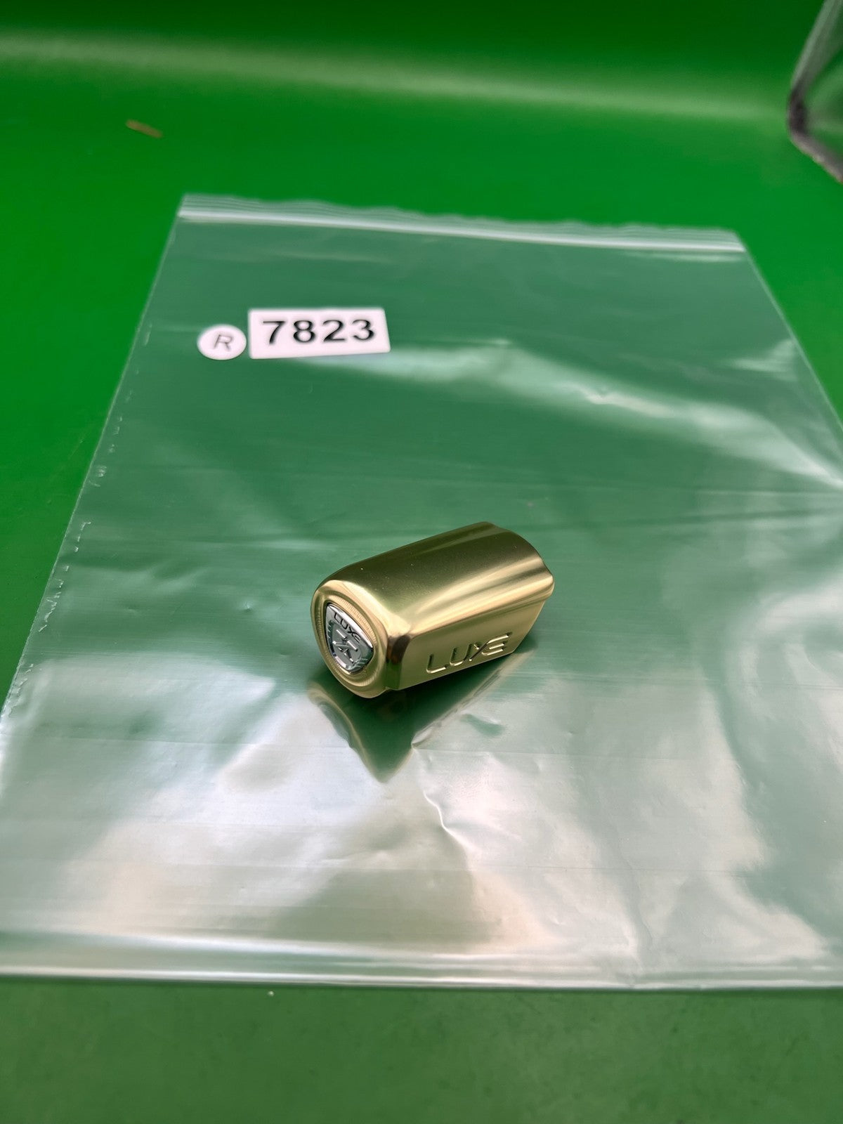 Rare DLX Luxe Gold Back Bolt Cap