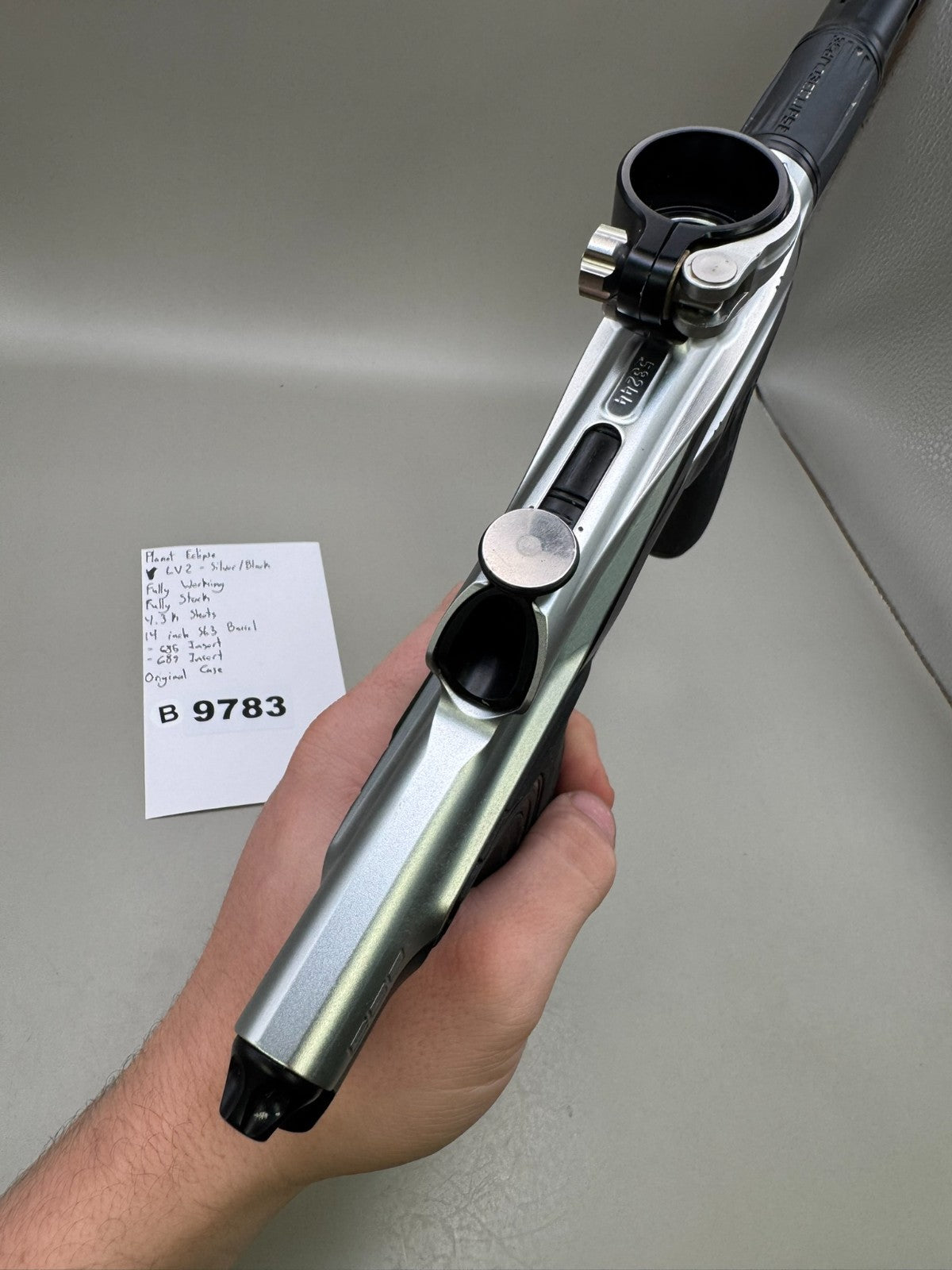 Planet Eclipse LV2 - Silver/Black - Paintball Marker Fully Working