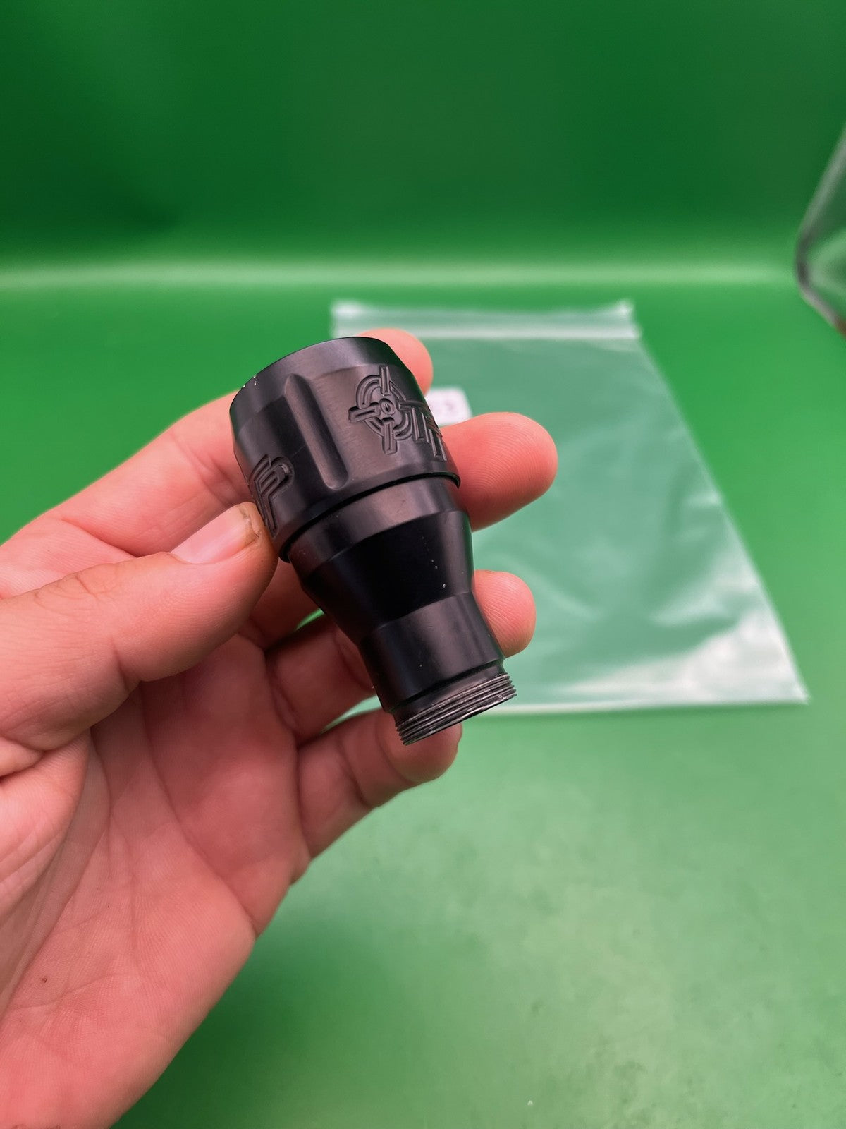 Task Force TF Twist Lock Feedneck Black Aluminum Paintball