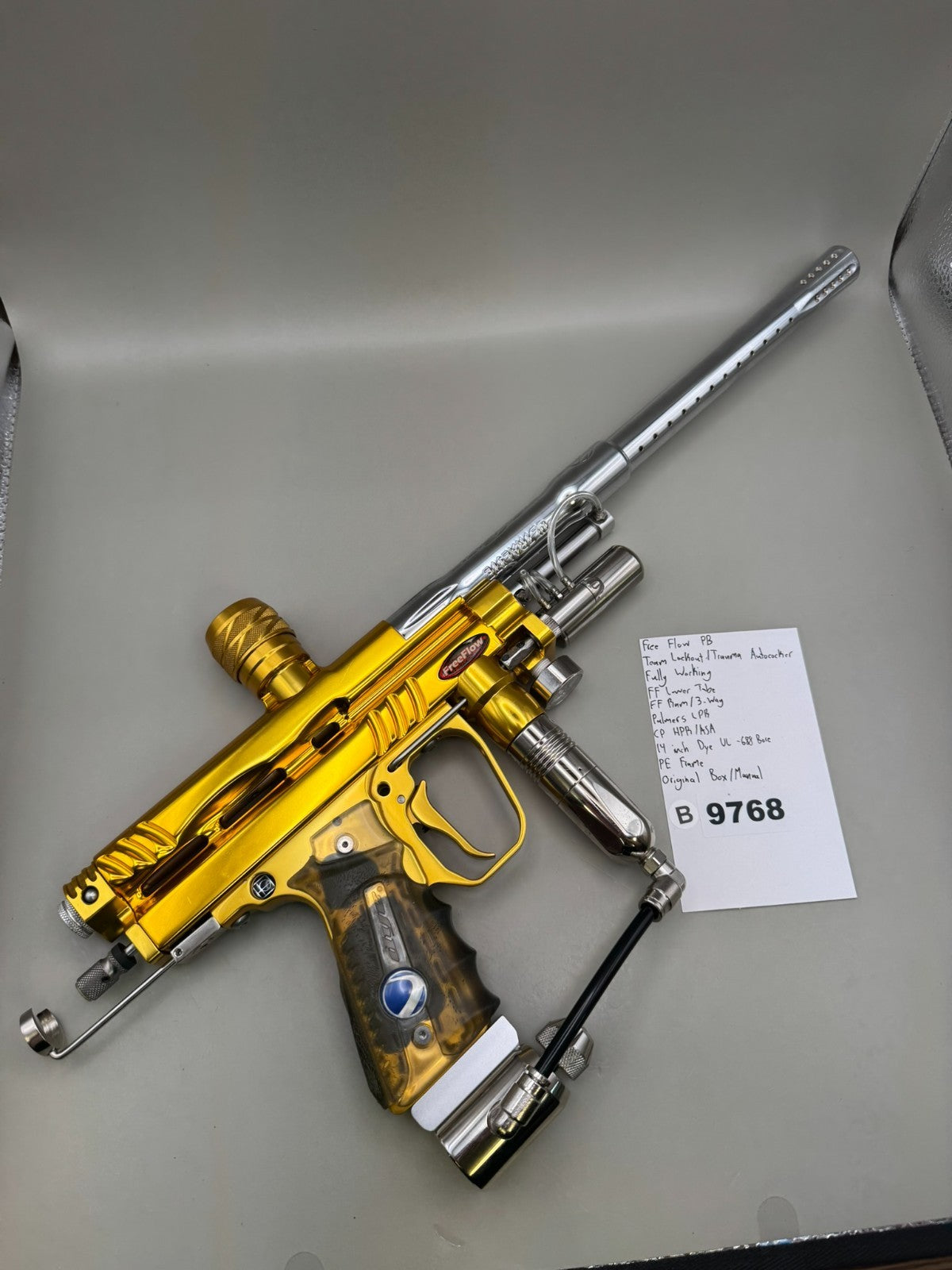 Free Flow PB Team Lockout/Trauma Autococker - Paintball Marker Fully Working