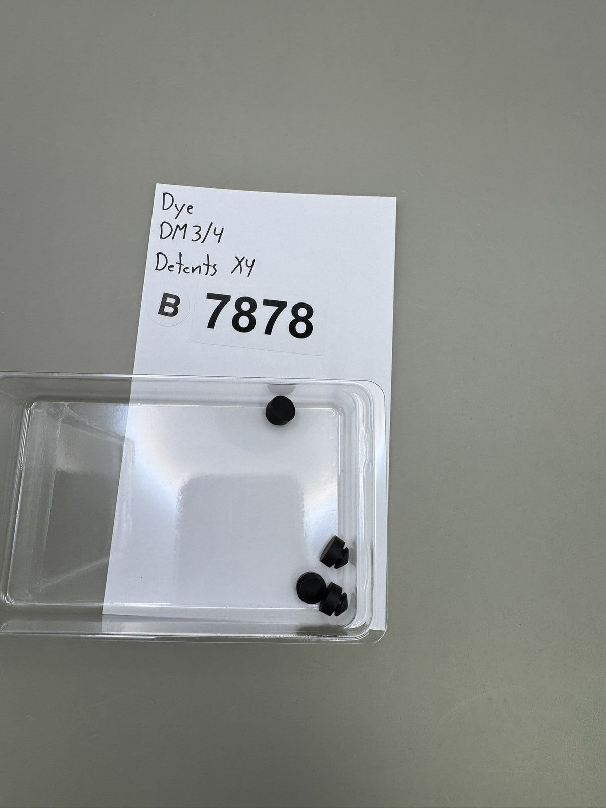 Dye DM3/DM4 Ball Detents Black Set of 4