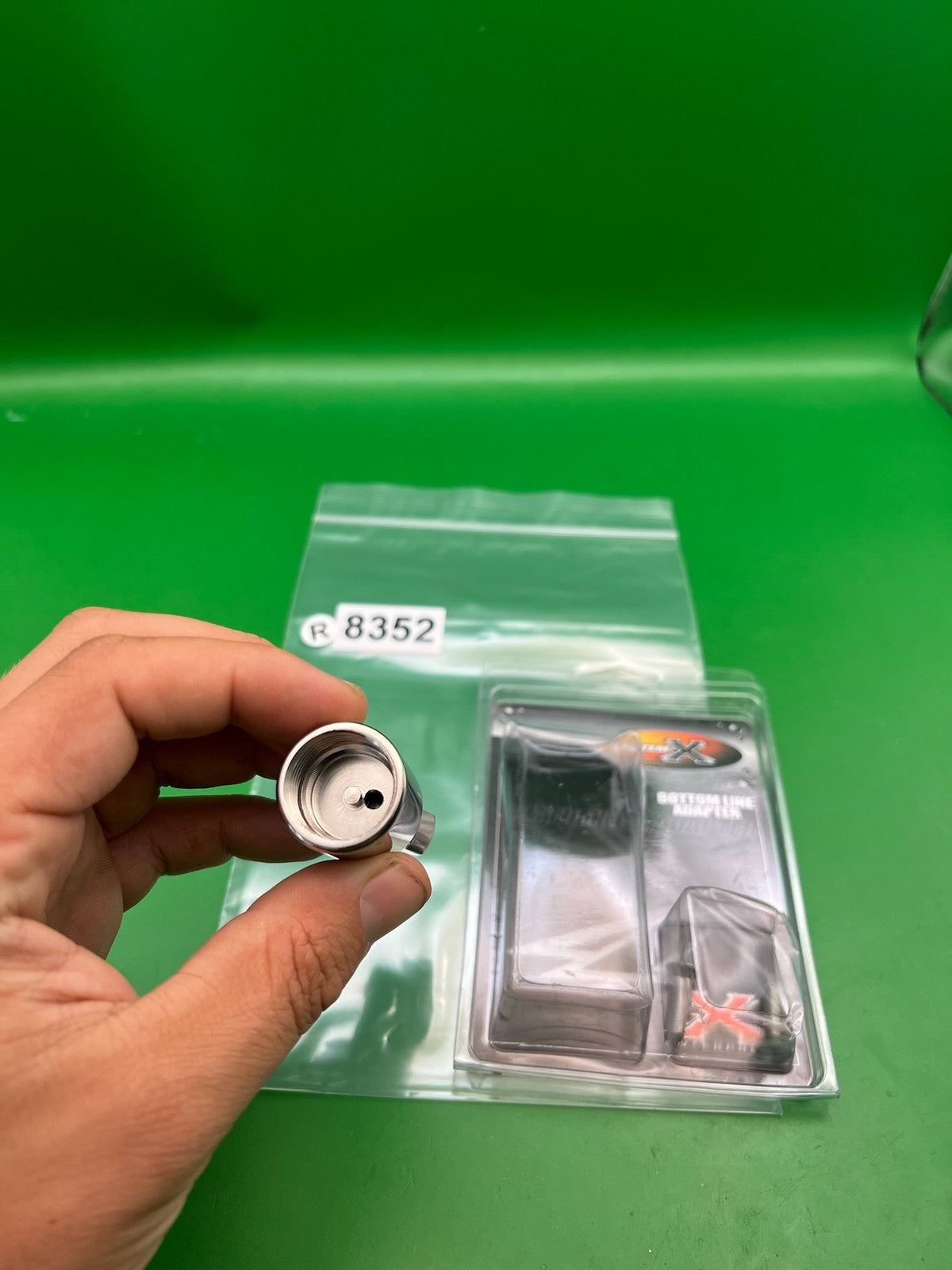 System X Bottom Line Adapter Silver Polished Aluminum CO2 HPA ASA