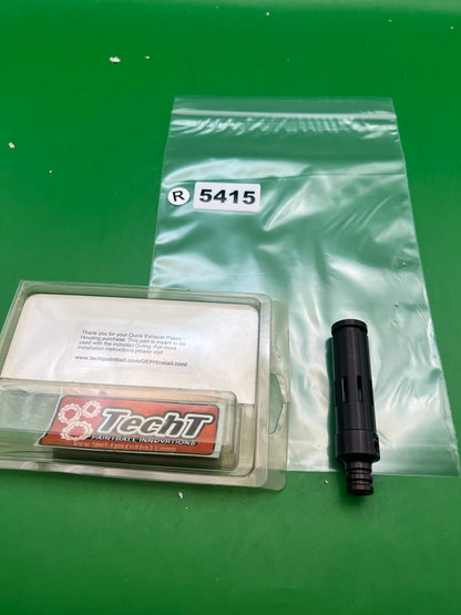 TechT QEPH Quick Exhaust Piston Housing Tippmann 98 A5 X7 Cyclone Upgrade Black