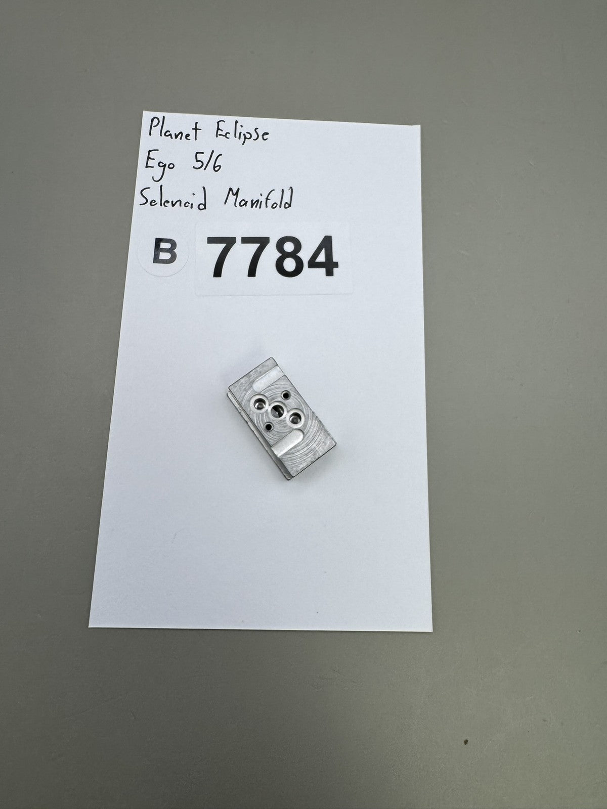 Planet Eclipse Ego 5/6 Solenoid Manifold Silver