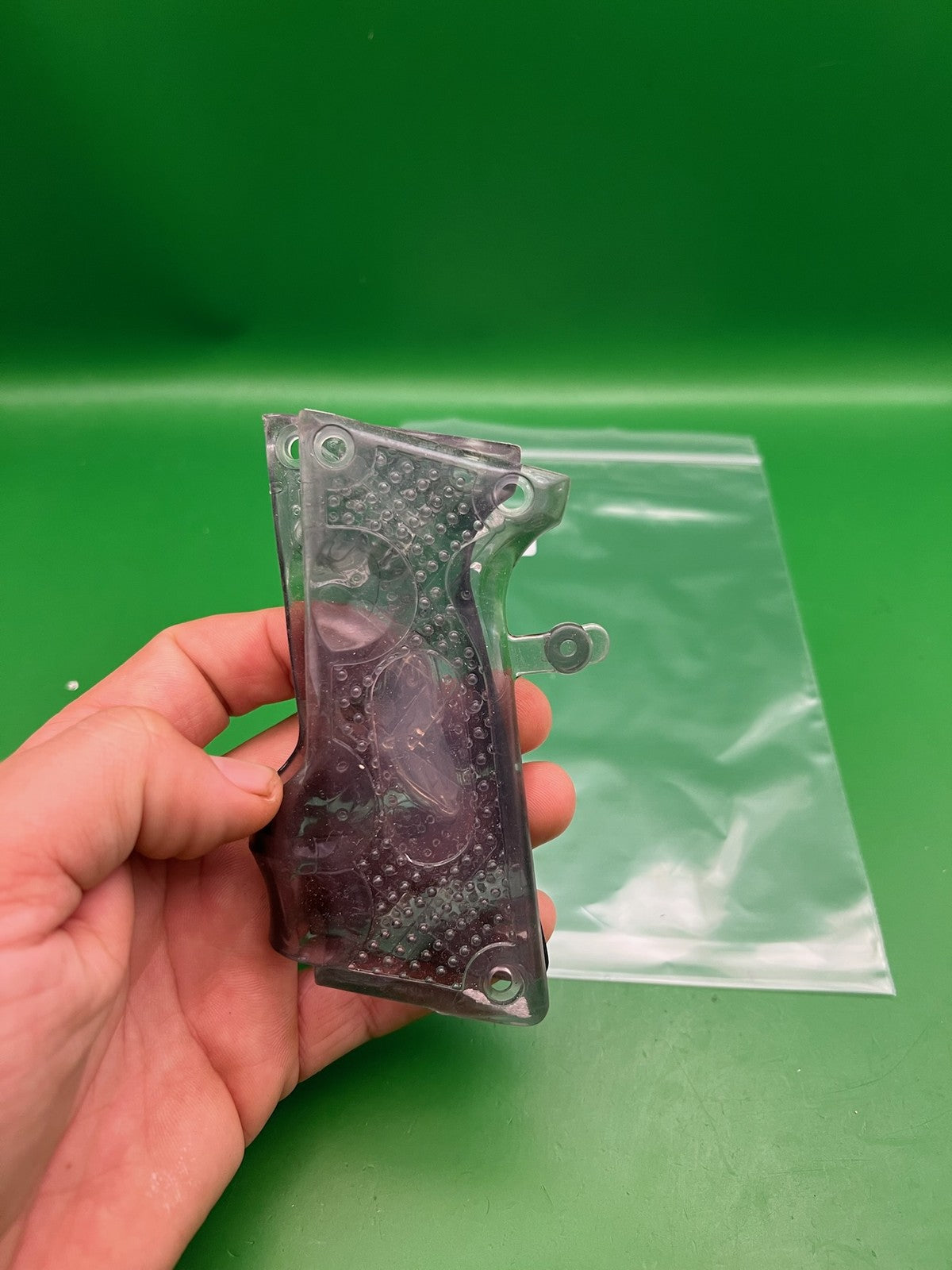 Dye WDP Angel LCD Sticky Grip Panels Clear Smoke Wrap Around