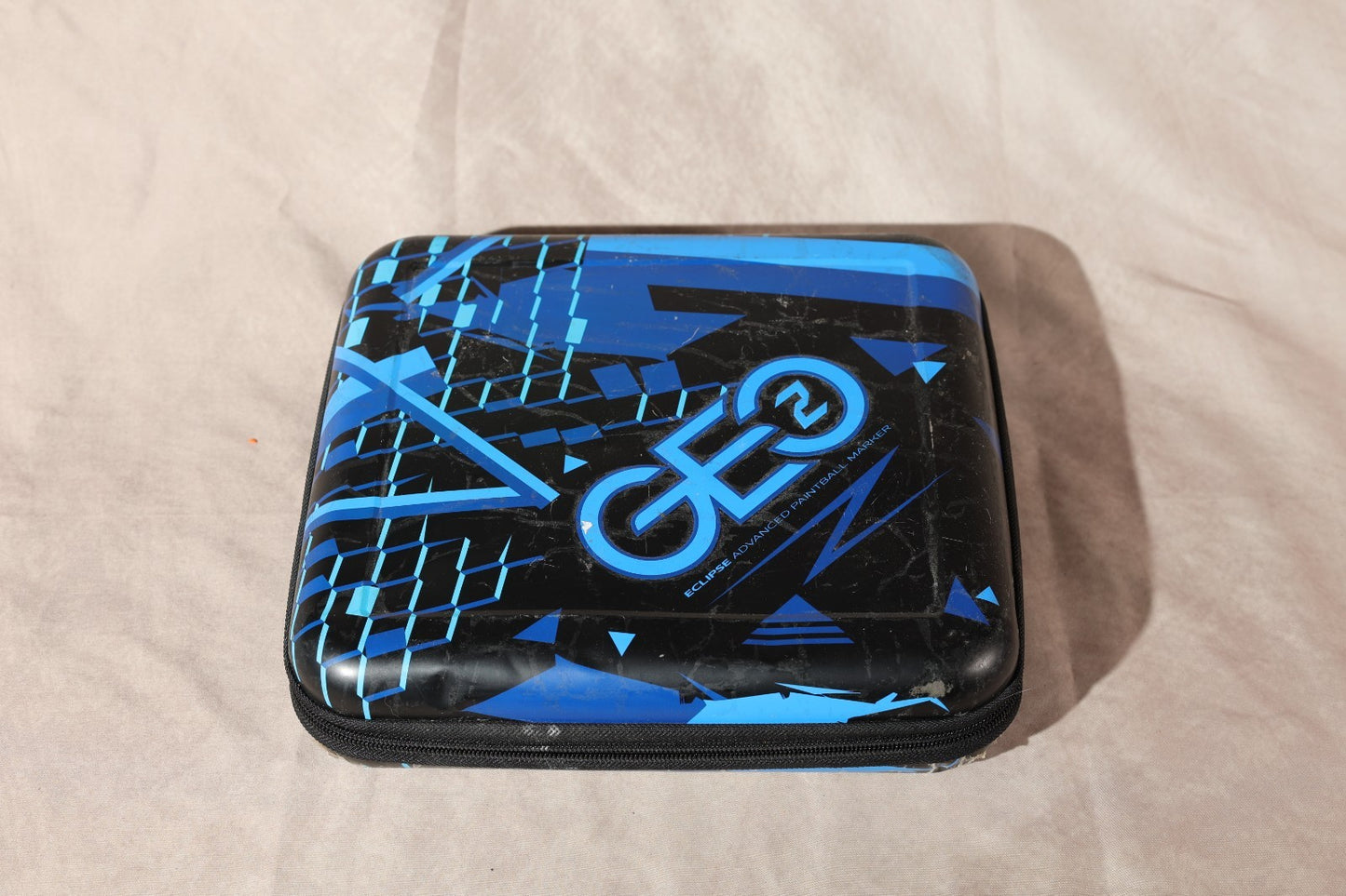 Planet Eclipse Geo 3 Paintball Marker Hard Case Blue Black Storage Box