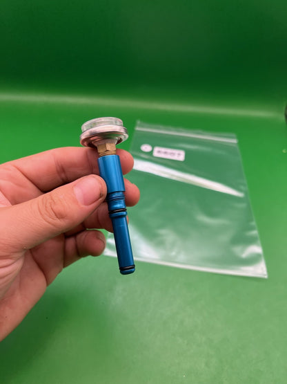 Macdev Pressure Tester - used paintball pressure tester - blue/silver