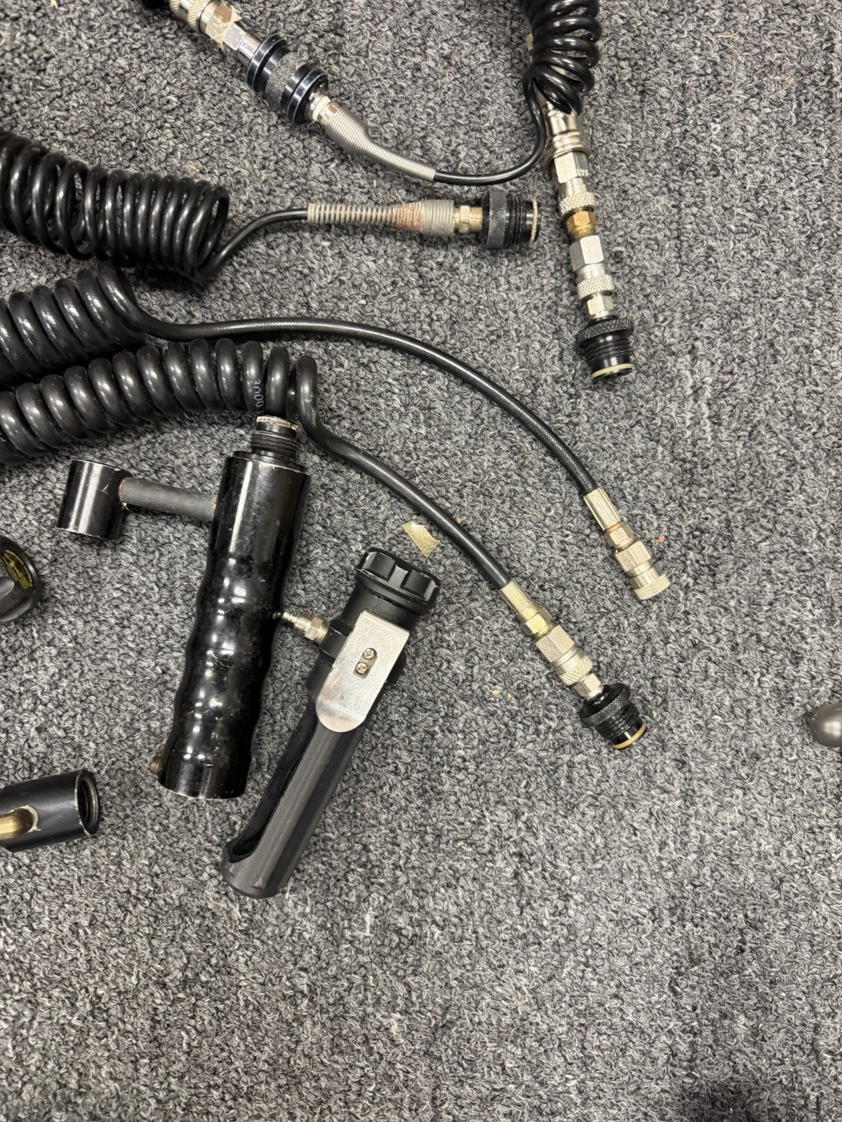 Lot Of Remote Lines And Regulators For Paintball Markers