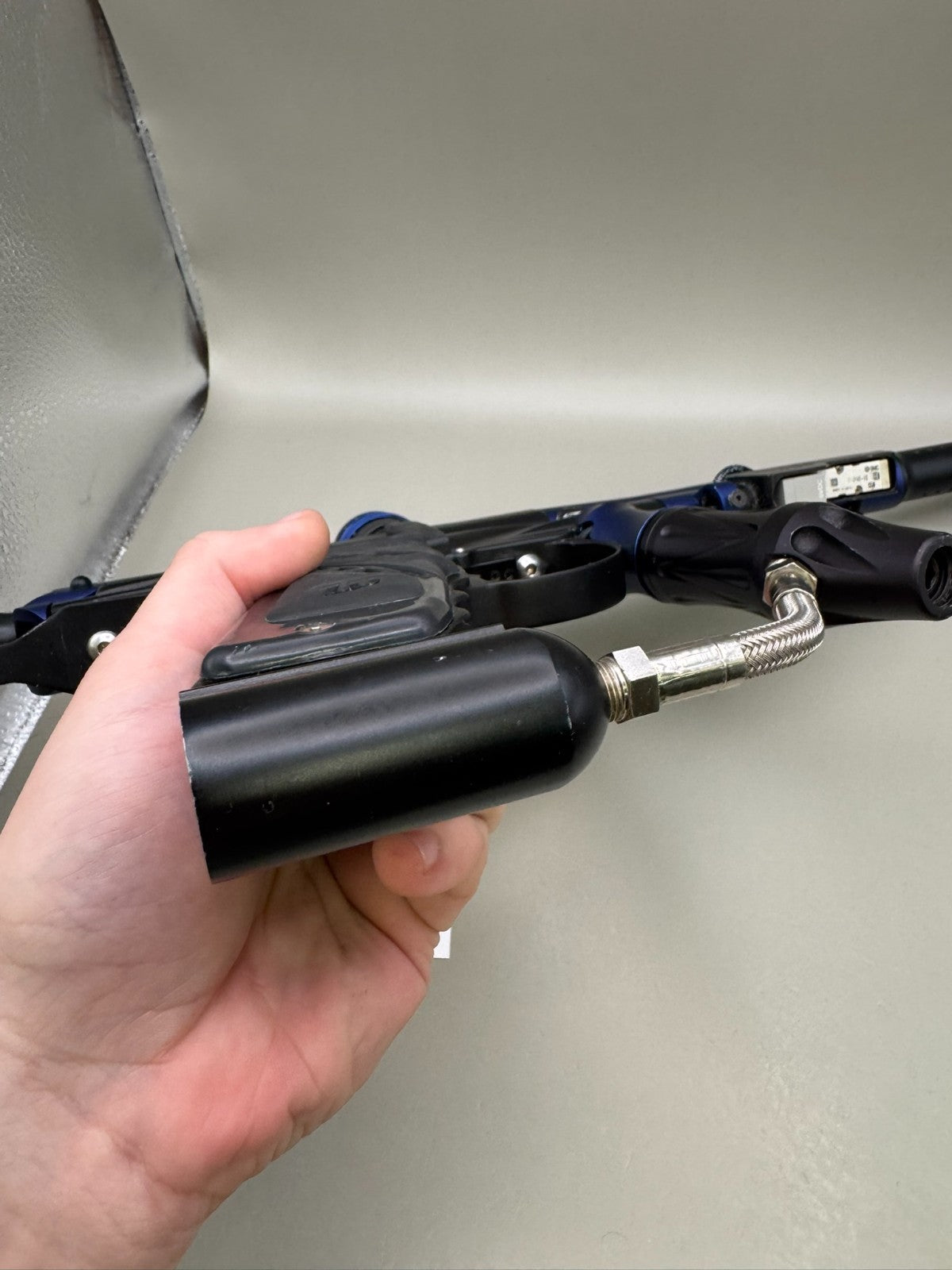 WGP 05 Super Stock E-Blade Autococker - Black Blue - Paintball Marker Fully Work