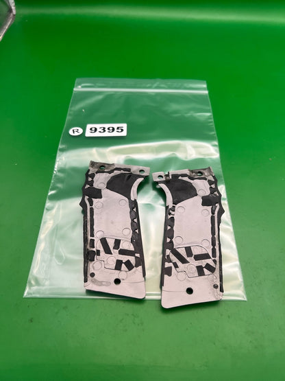 Planet Eclipse E-Blade Autococker Grip Panels Black Silver Rubber WGP E2
