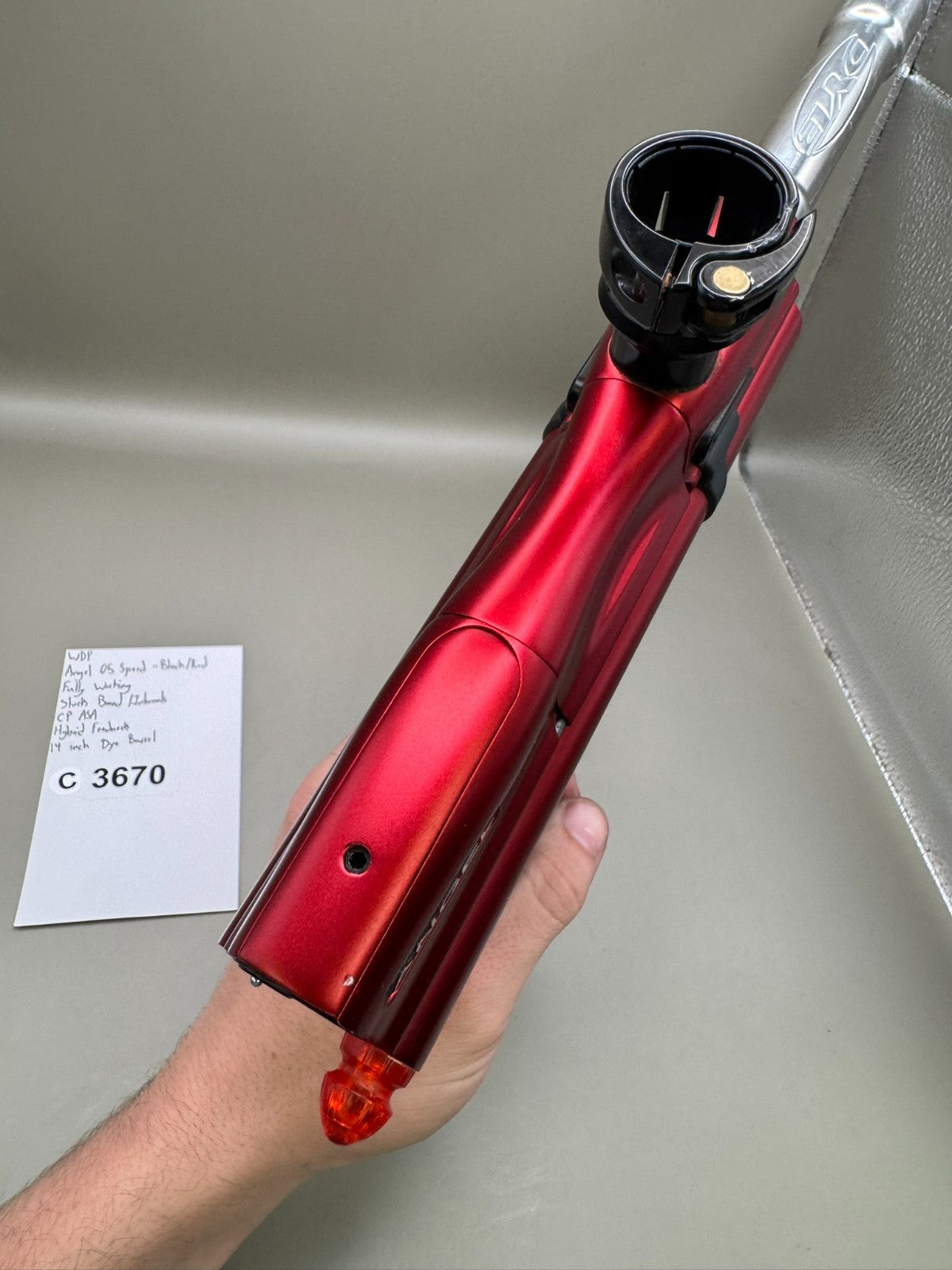 WDP Angel 05 Speed - Black/Red  - Paintball Marker Fully Working