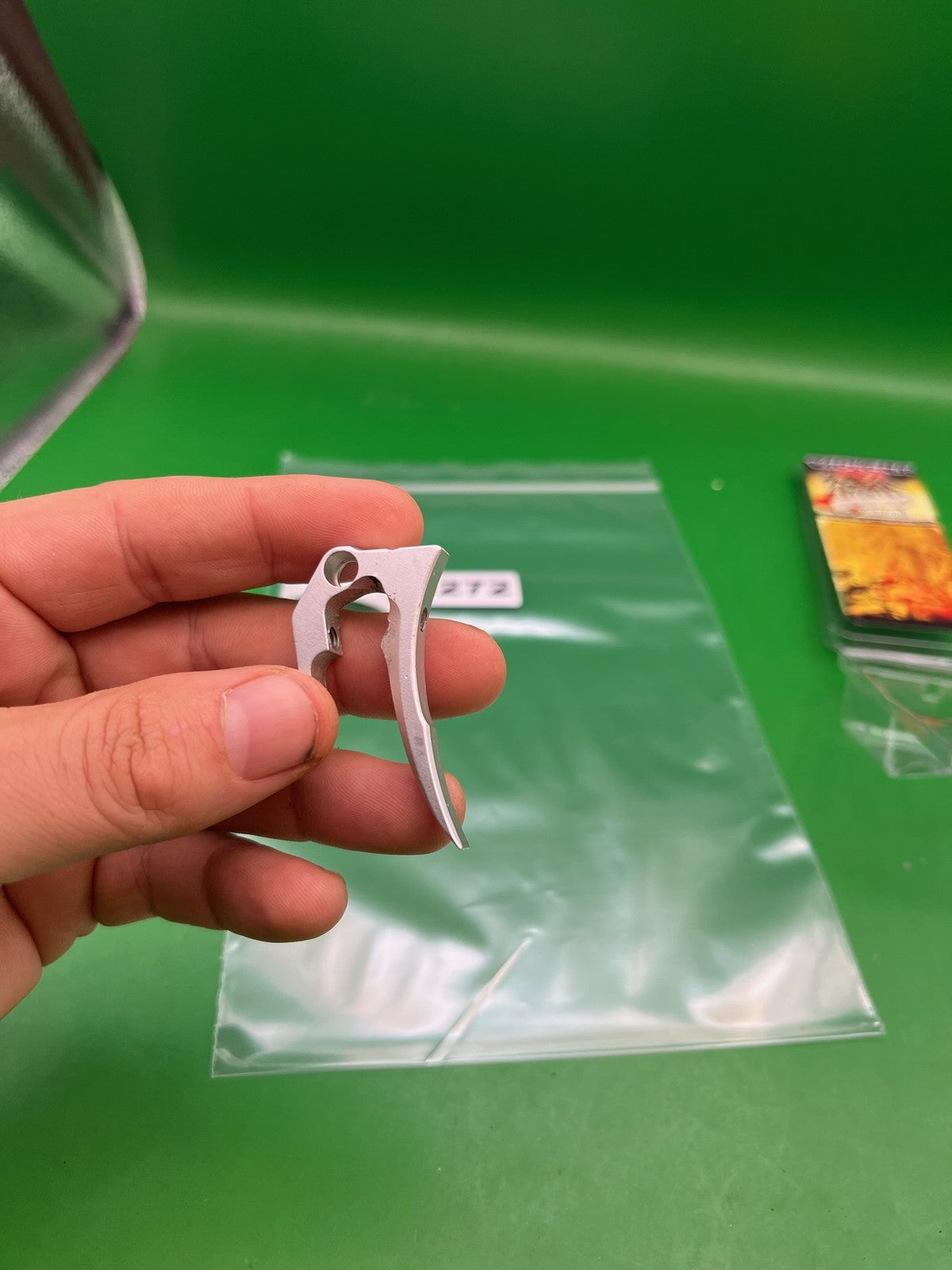 Stock Dye Trigger - used paintball trigger - silver