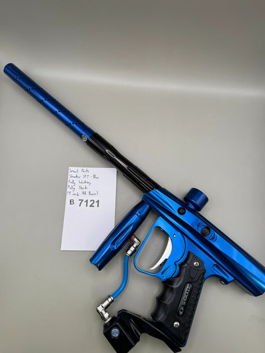Smart Parts Shocker SFT Blue Paintball Marker Fully Working