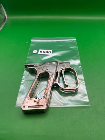 WGP Autcocker Hinge Frame - used paintball grip frame - raw/unfinished aluminum
