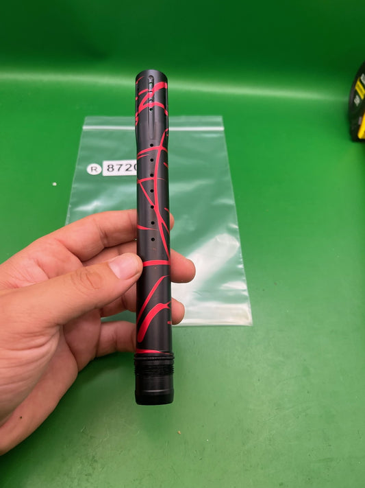 Dye Ultralite UL 14" Front Barrel Tip Black Red Crackle Dust